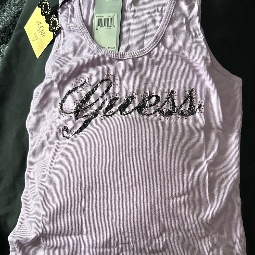 Guess Women's Purple Tank Top